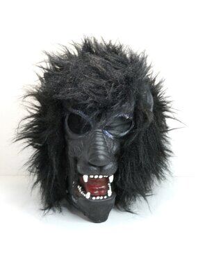 Vintage Fun World Wolf Werewolf Latex Full Head Mask Adult Halloween